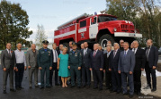 В Узловой открыли памятник пожарным и спасателям